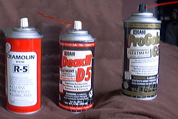 Caig cans as they have appeared over the years
