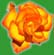 orange rose icon