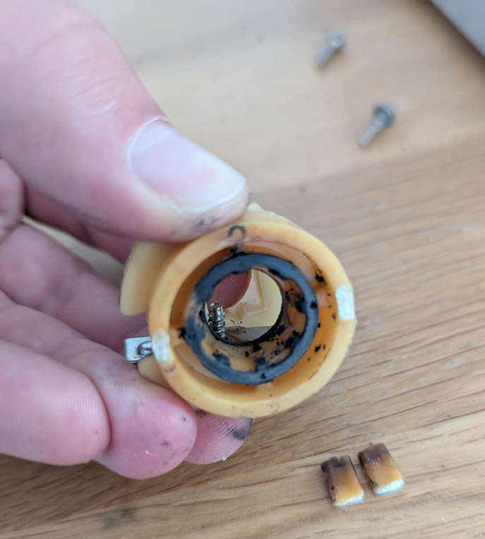 broken directional shaft