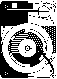 Like other AA-type carts, Audiopak AA-3 carts have the tape exit the center hub away from the heads