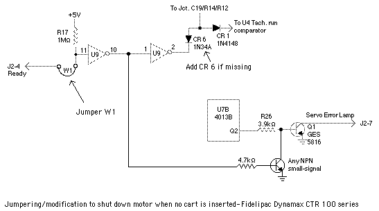 There is a 4.7kΩ resistor in series with the base lead of the added generic NPN transistor, connected to U9 pin 10.