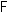 Gif image of capital letter F
