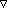 Gif image of nabla = backward difference symbol
